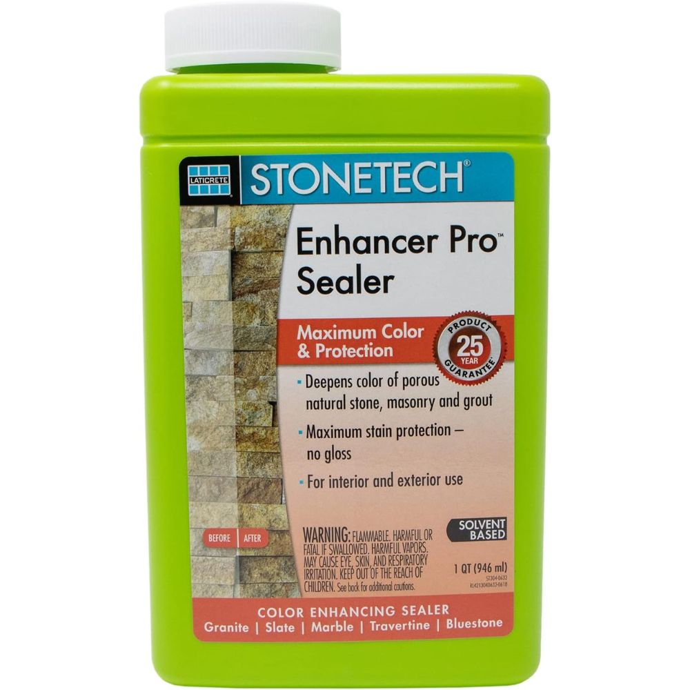 The Best Stone Sealers Options:  StoneTech Enhancer Pro 