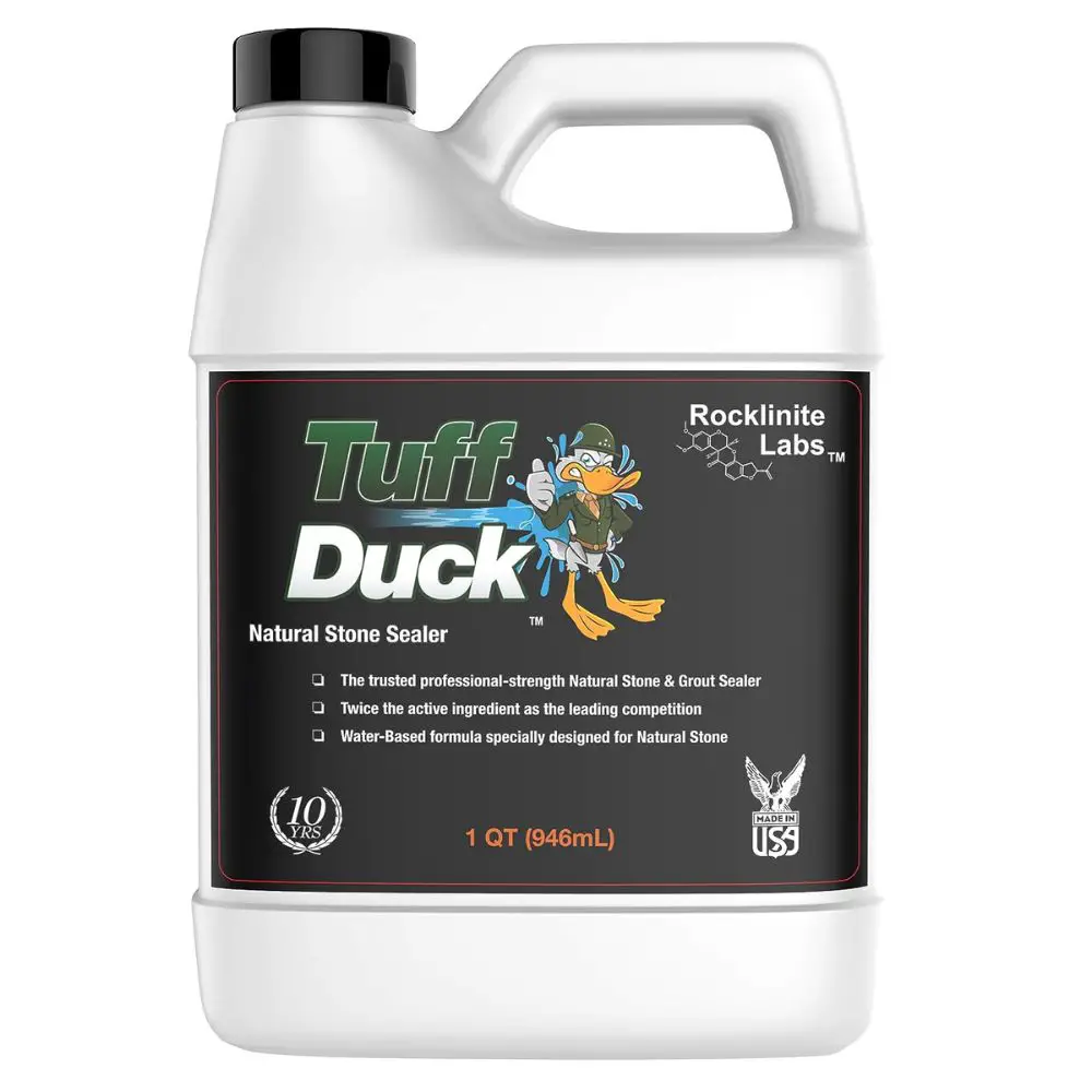 The Best Stone Sealers Options:  Tuff Duck Granite, Grout, and Marble Sealer